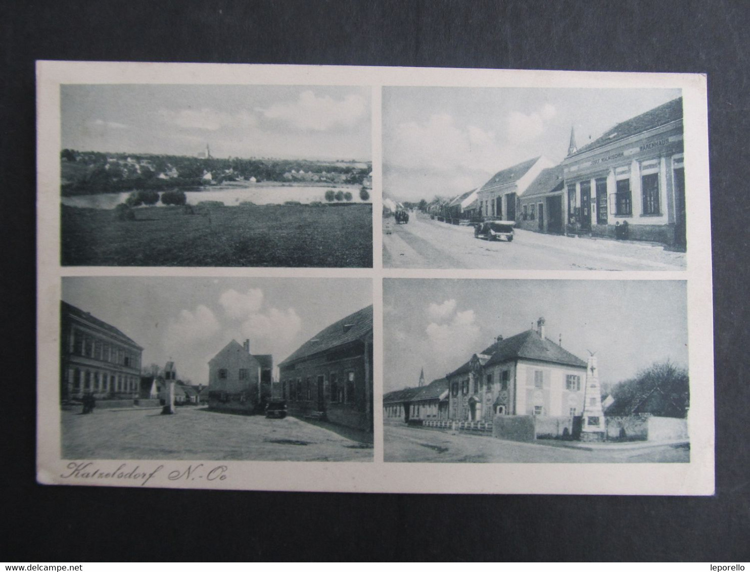 AK KATZELSDORF B. BERNHARDSTHAL B. Mistelach 1929 //   D*47658 - Mistelbach