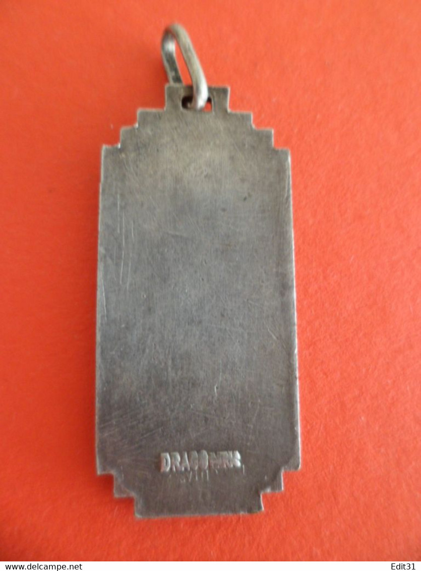 No Pins Ancienne Medaille Insigne Argentée - Blason EGF Toulouse Sport  Petanque Maitre Joueur - Signé DRAGO LA DEPECHE - Pétanque