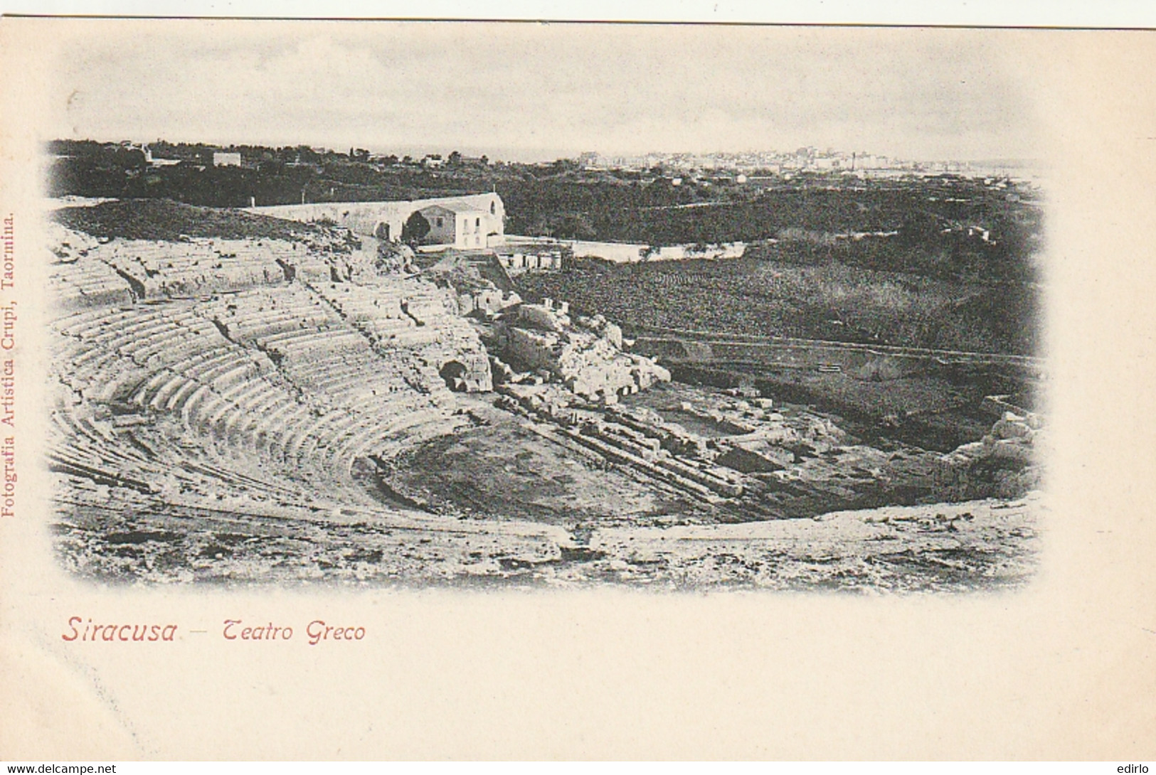 *** SICILIA ***     SIRACUSA  Teatro Greco   -unused TTB - Avant 1904 - Siracusa