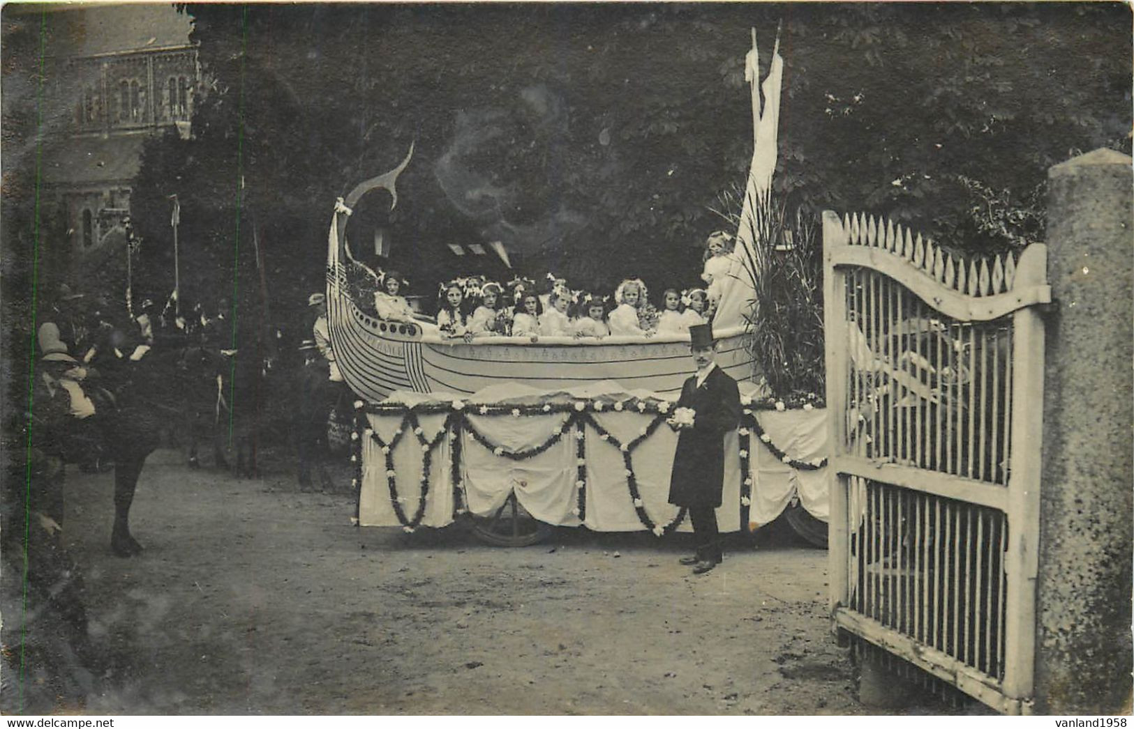 ATHIS-carte Photo De La Fête En 1912 - Athis De L'Orne