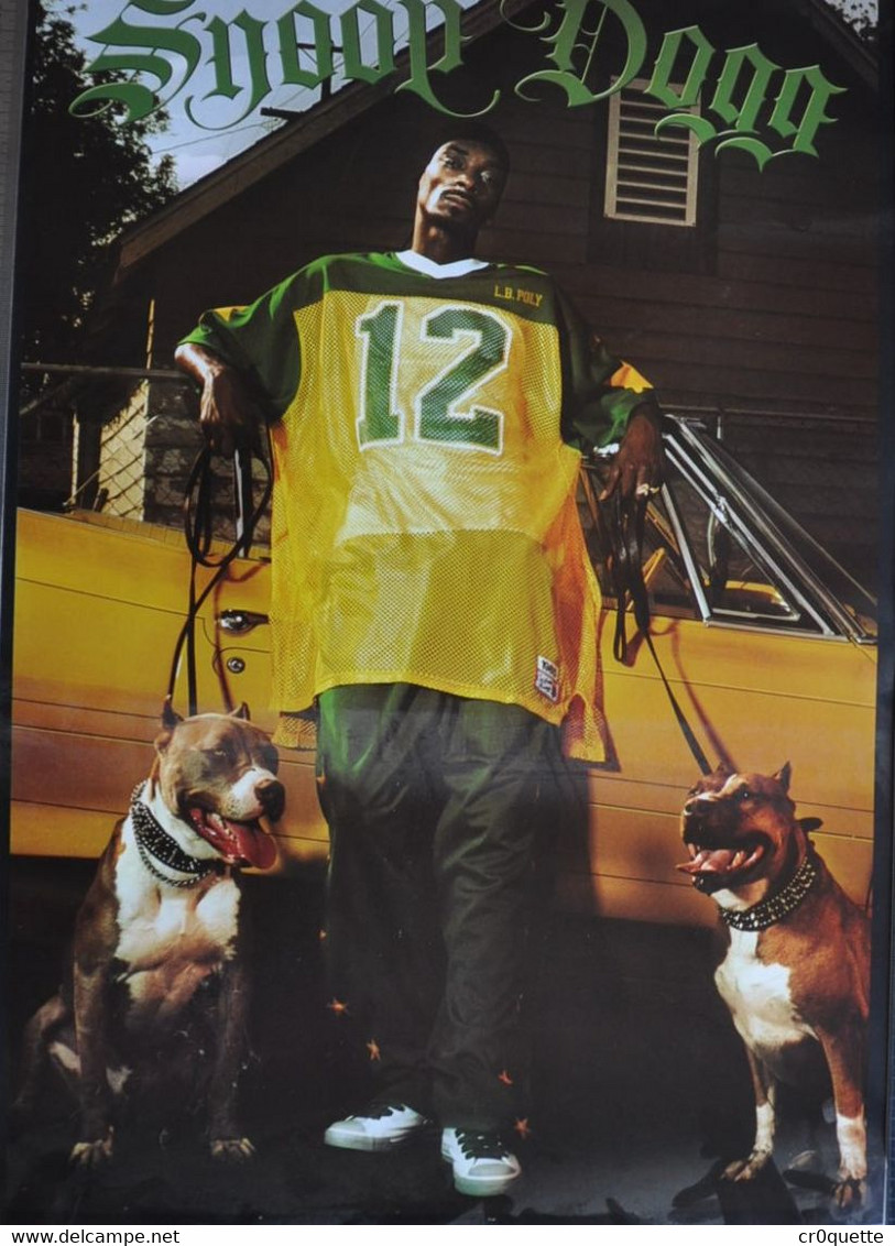 AFFICHE JOHNNY HALLIDAY Et SNOOP DOGG - Affiches & Posters