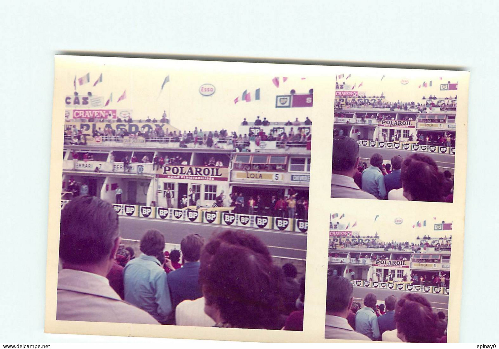 CLICHE 24 HEURES Du MANS 1967 - Défilé De Voiture Ancienne - Stand - Le Mans