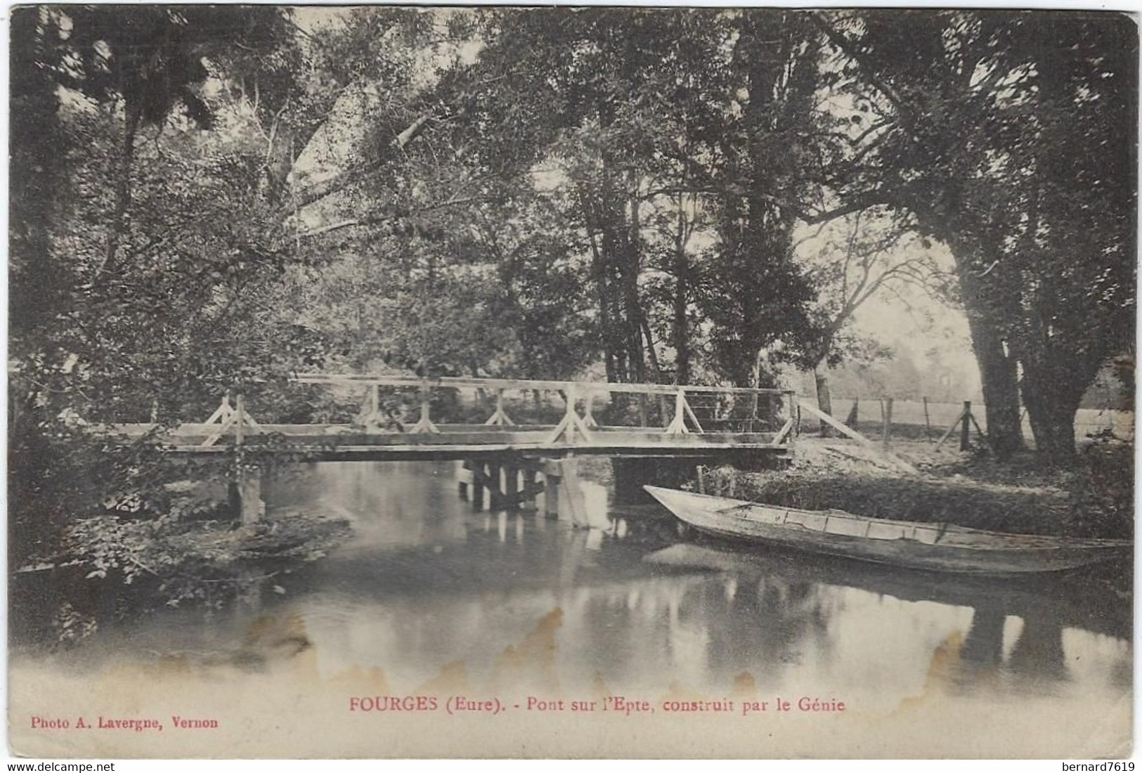 27  Fourges  Pont Sur L'epte  Construit Par Le Genie - Fourges