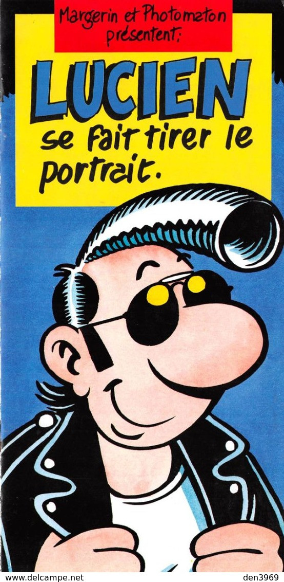 Frank MARGERIN - Lucien Se Fait Tirer Le Portrait - BD Bande Dessinée Publicitaire Originale De 8 Pages Pour Photomaton - Margerin