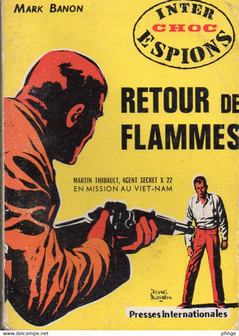 Retour De Flammes Par Mark Banon - Inter Choc Espions N°3 - Otros & Sin Clasificación