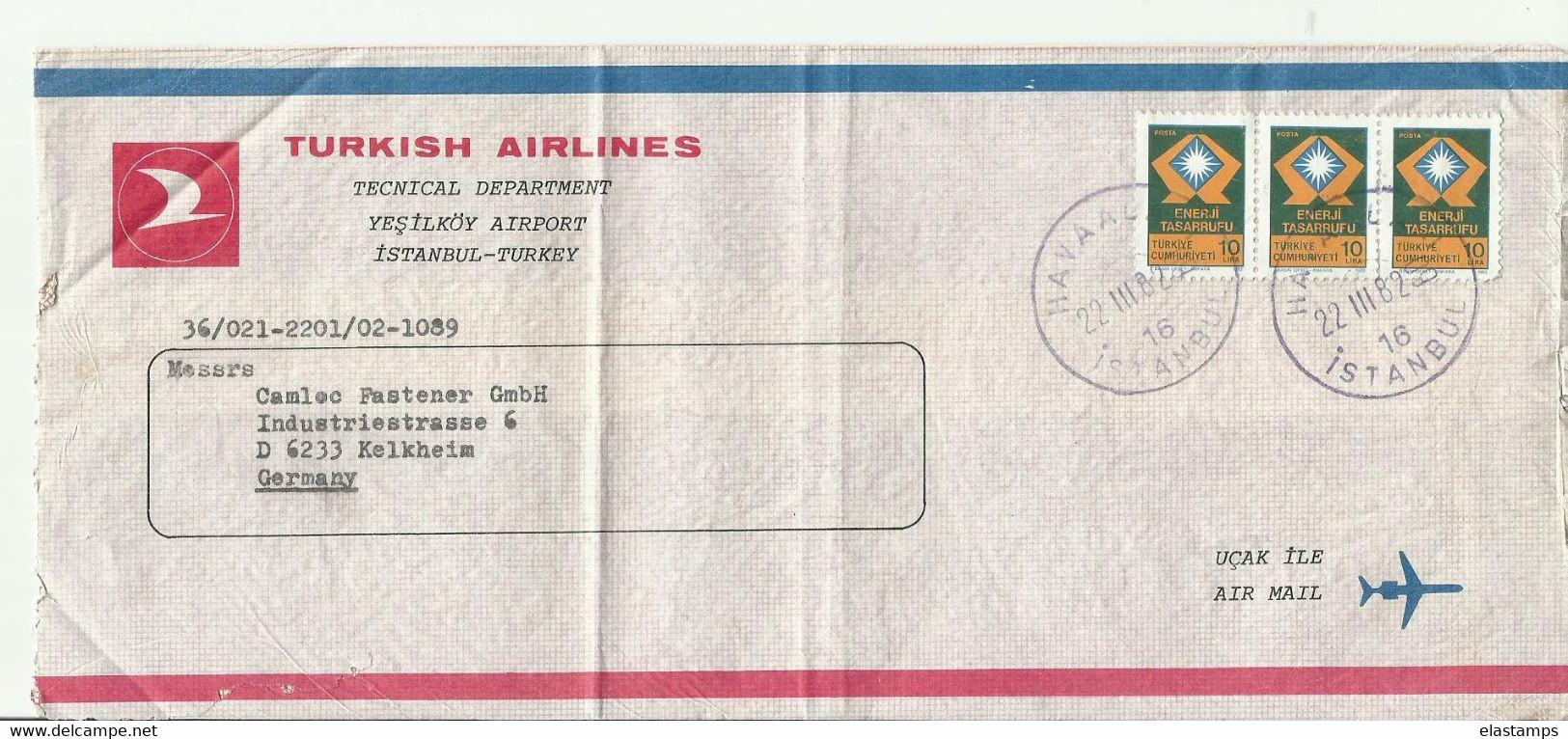 TURKEY CV ONLY FRONT - Airmail