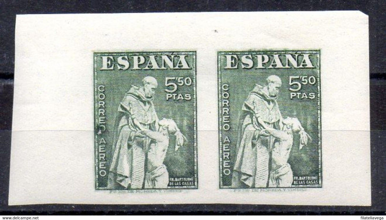 España 2 Sellos Nº Edifil 1004 ** SIN DENTAR - Used Stamps