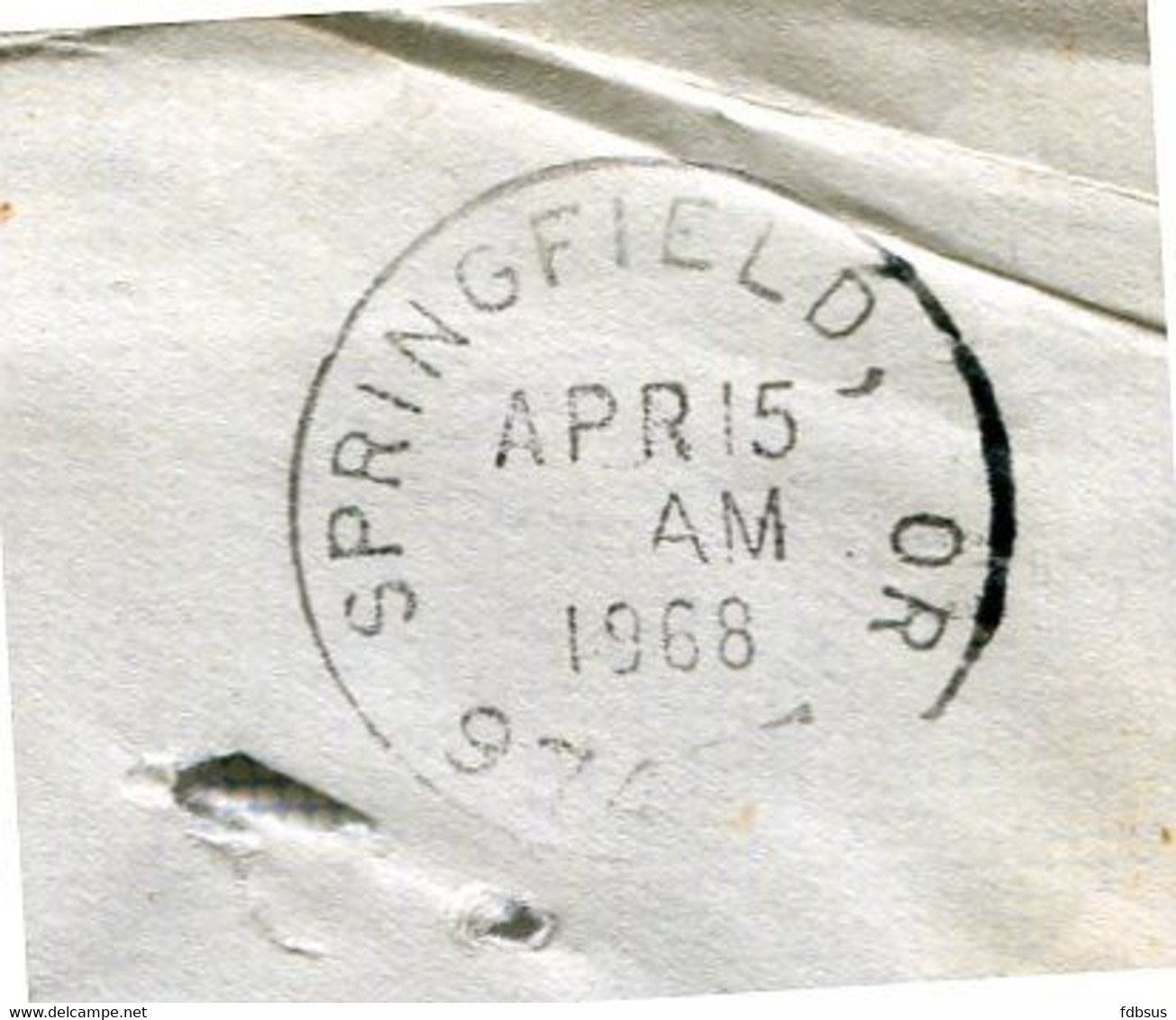 1968 KB Lp Enveloppe 11 Fr Naar Usa - Retour Naar Belgie - RTS - Return To Sender - Zuruck - Stempel Springfield - 1960-79