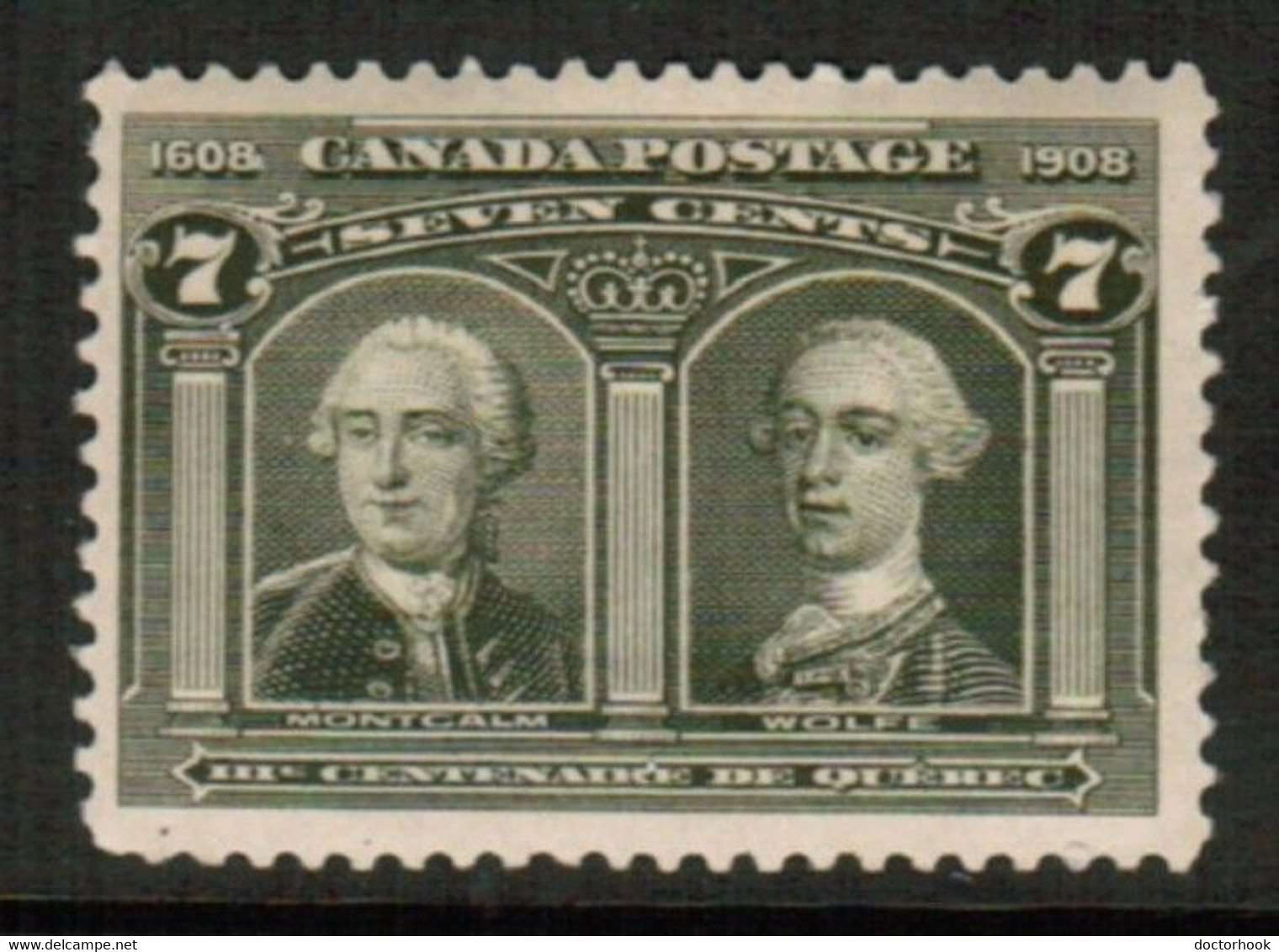 CANADA  Scott # 100* VF MINT LH (Stamp Scan #742) - Unused Stamps