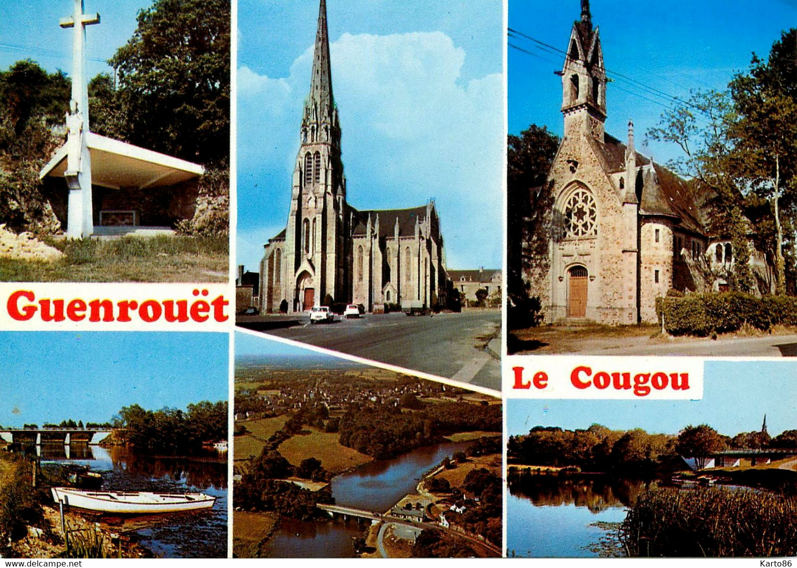 Le Cougou Guenrouet * Souvenir Du Village 5 Vues - Guenrouet