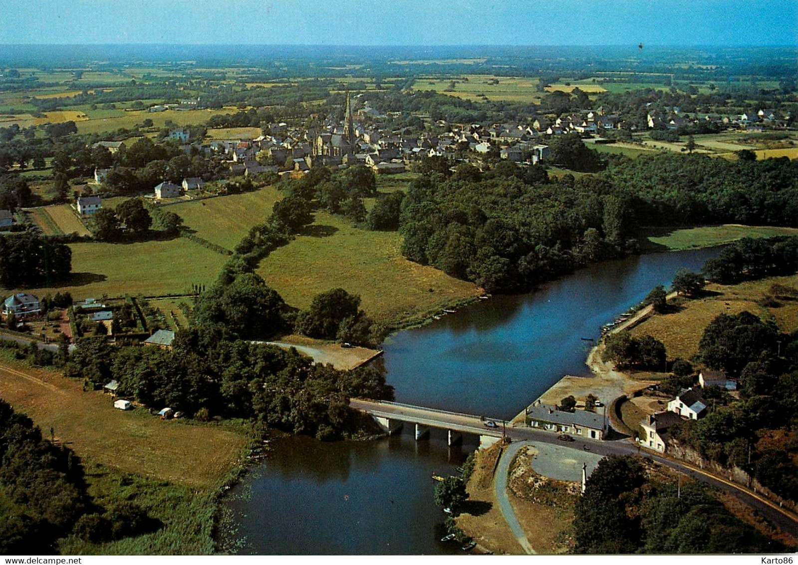 Guenrouet * Vue Générale Et Le Pont * Quartier - Guenrouet