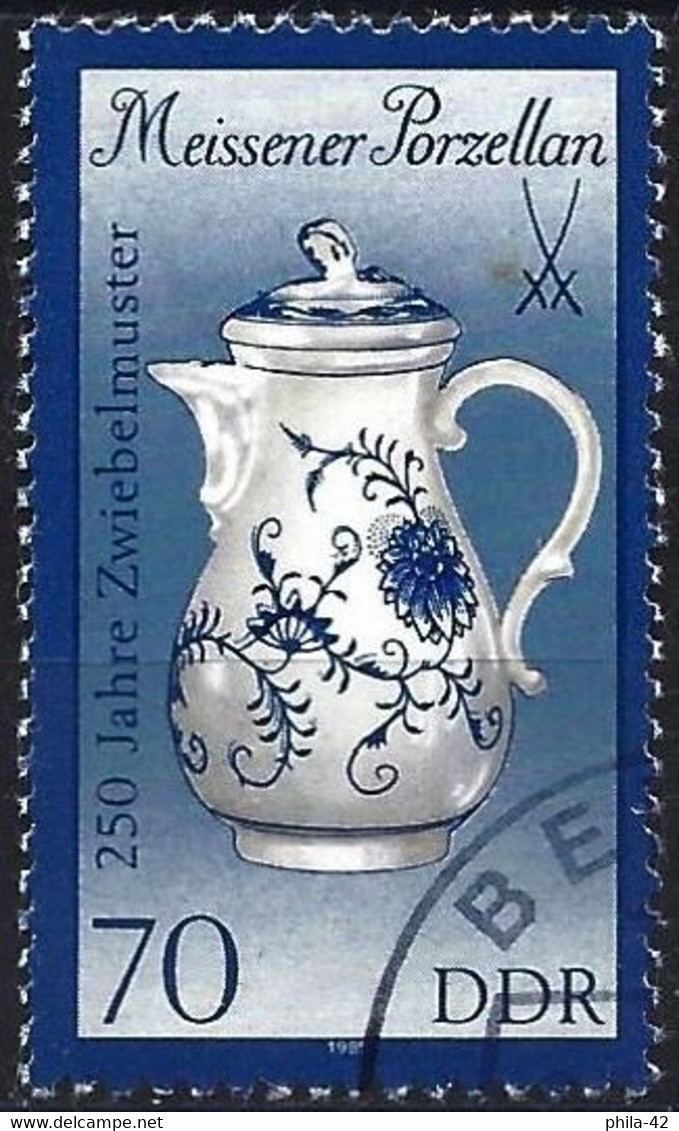 German Democratic Republic 1989 -  Mi 3266 - YT 2849 ( Coffee Pot ) - Used Stamps