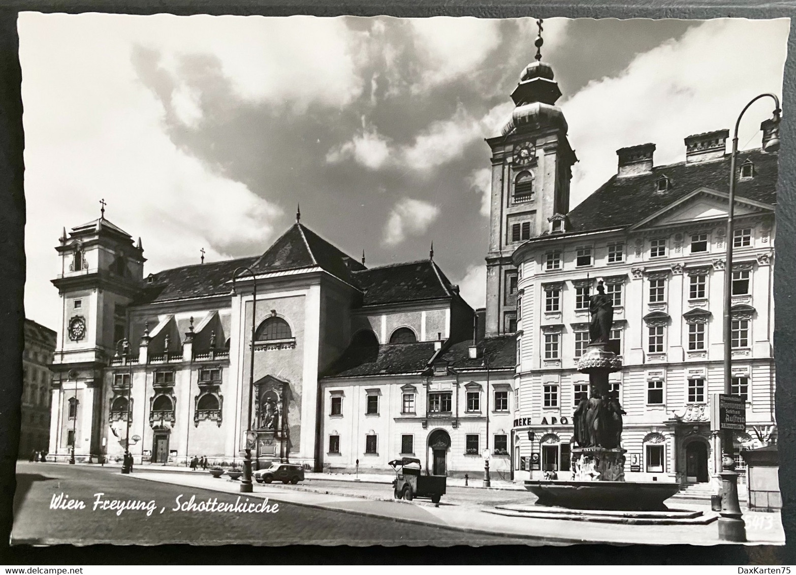 Wien Freyung Schottenkirche Apotheke/ 3 Rad-Wagen - Wien Mitte