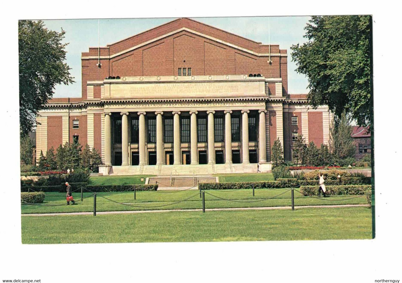 MINNEAPOLIS, Minnesota, USA, Cyrus Northrup Memorial Auditorium At University Of Minnesota, 1970 Chrome Postcard - Minneapolis