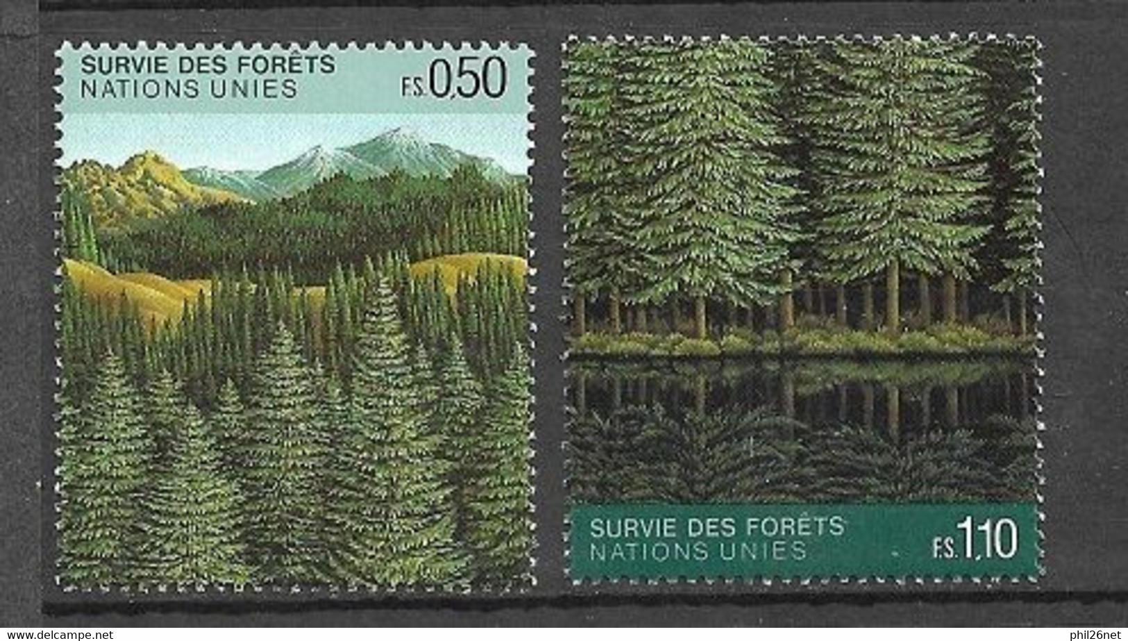 ONU Genève N° 165 Et 166 Neufs * * TB =MNH  VF  - Neufs