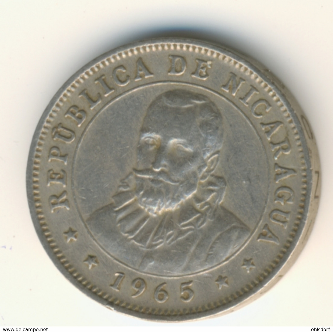 NICARAGUA 1965: 10 Centavos, KM 17 - Nicaragua