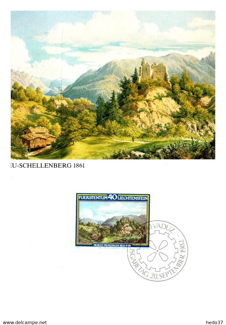 Liechtenstein - Carte Maximum - TB - Brieven En Documenten