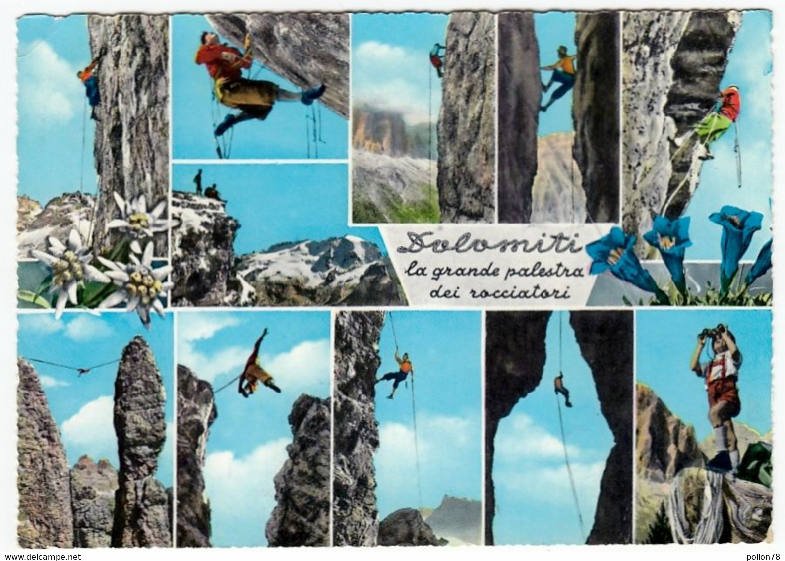 DOLOMITI - LA GRANDE PALESTRA DEI ROCCIATORI - 1963 - VEDUTE - Climbing