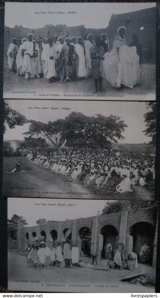 Côte D'ivoire Lot 3 Cpa  Bondoukou  Afrique Noire - Ivory Coast