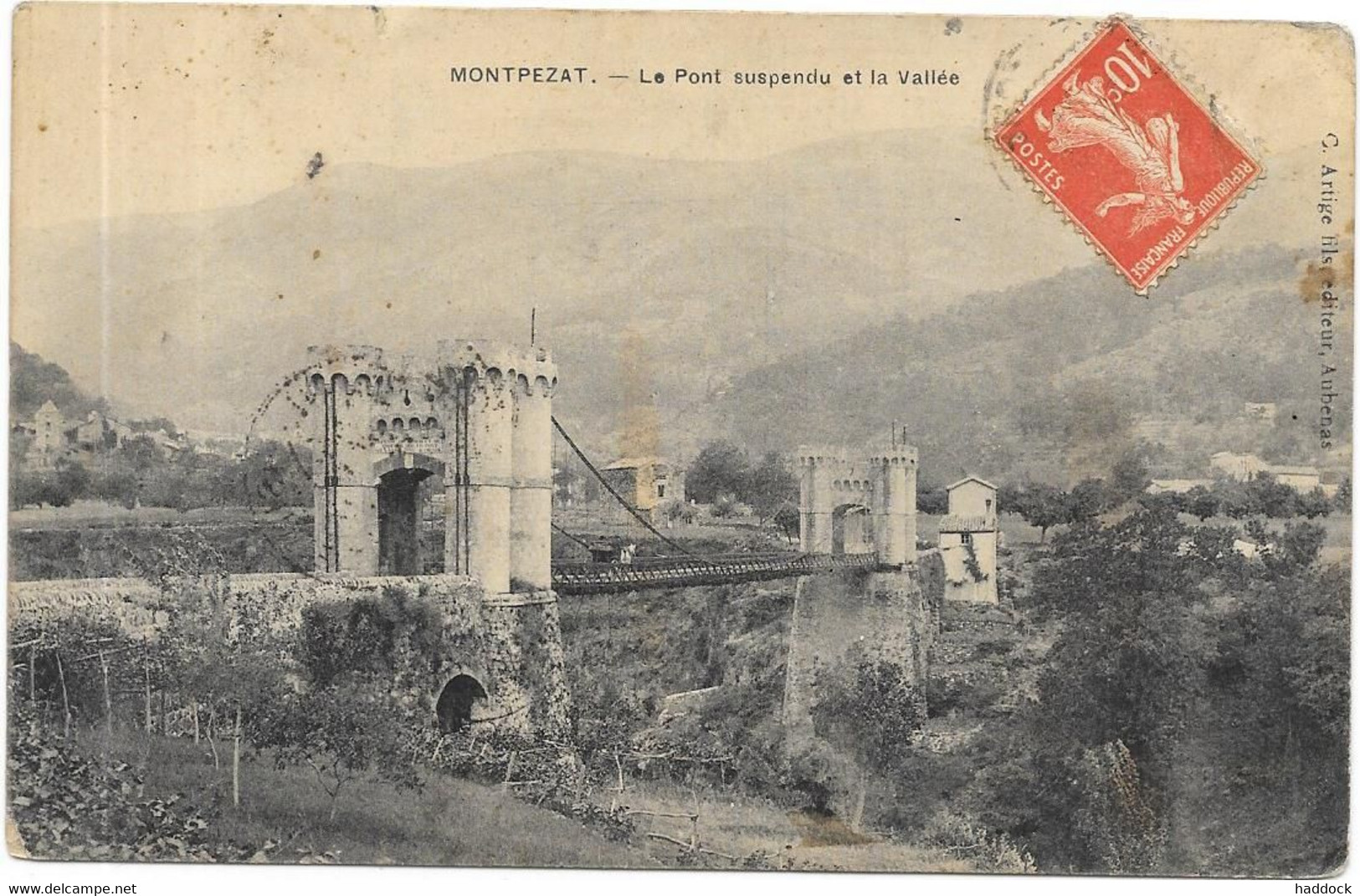 MONTPEZAT : LE PONT SUSPENDU - Montpezat De Quercy