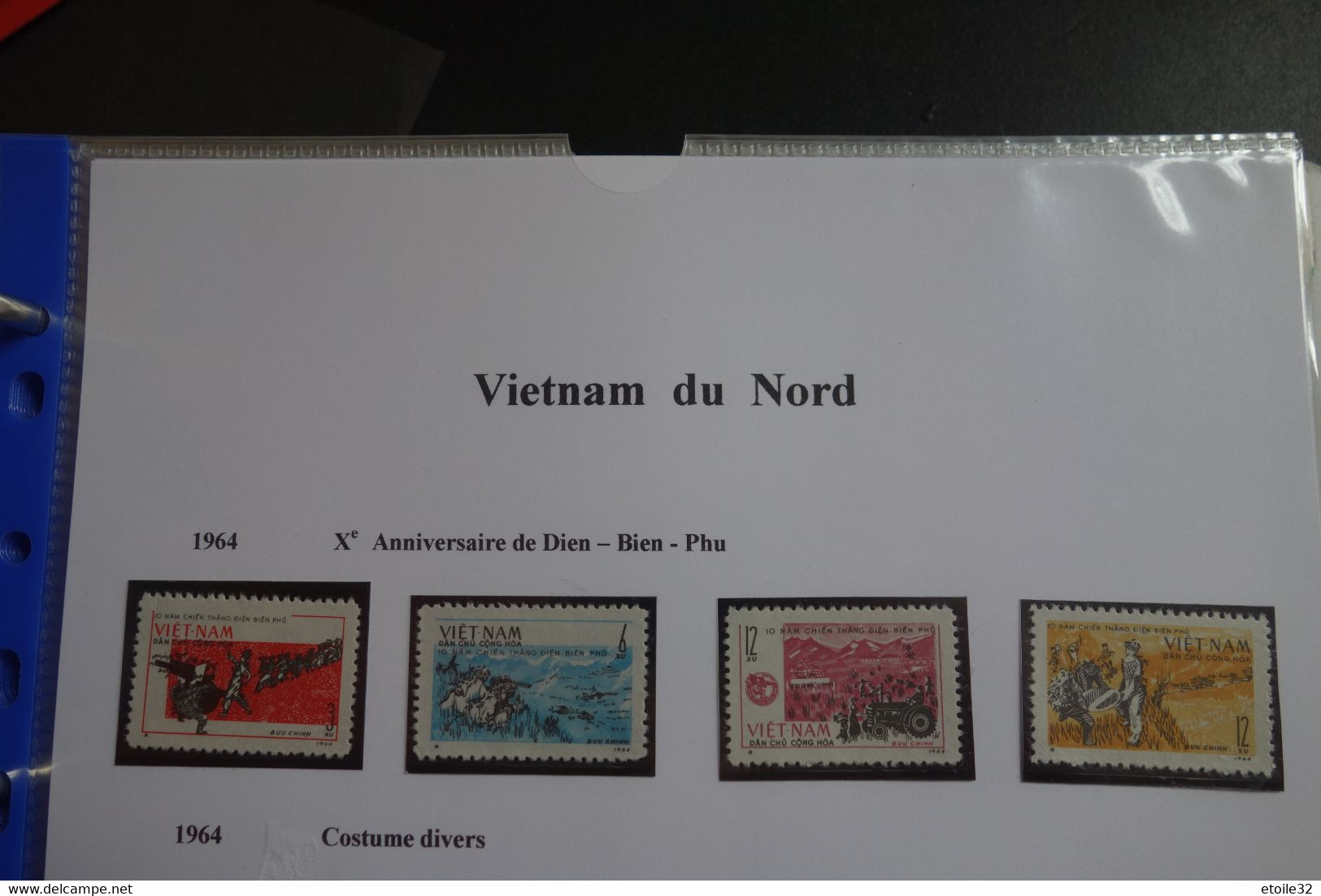 VIÊT-NAM DU NORD :collection de 1955 a 1975 neuf et oblitéré 98 SCAN..