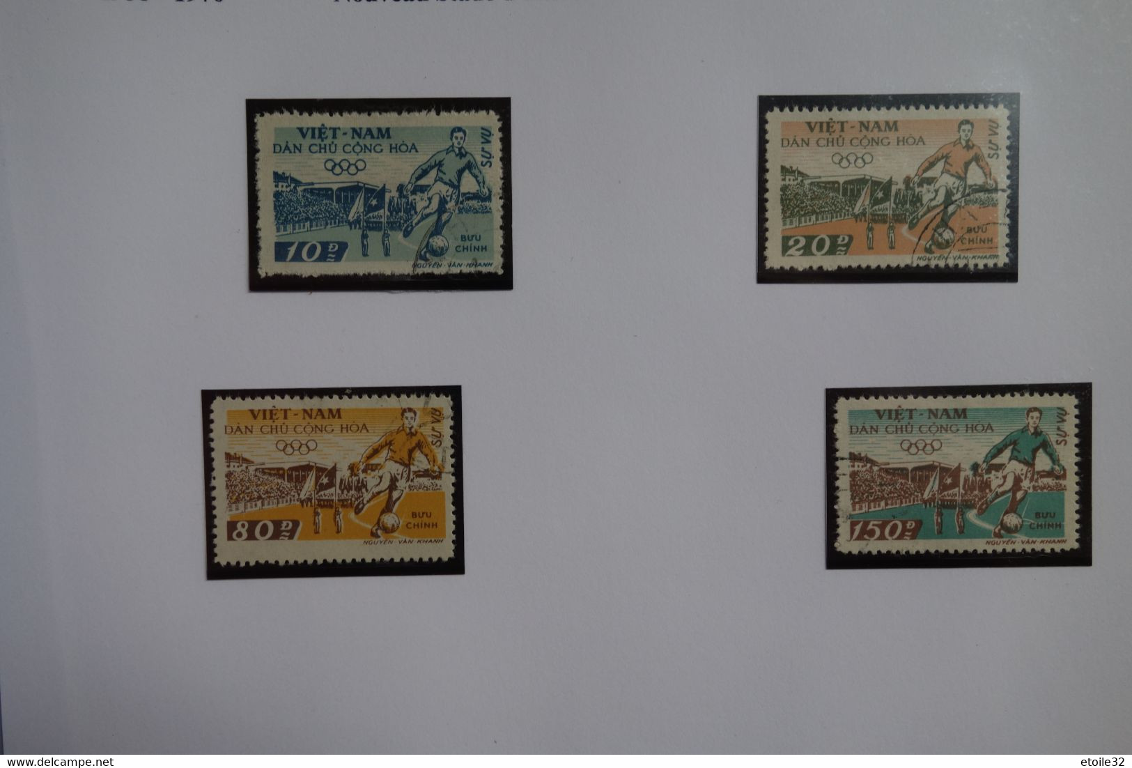 VIÊT-NAM DU NORD :collection de 1955 a 1975 neuf et oblitéré 98 SCAN..