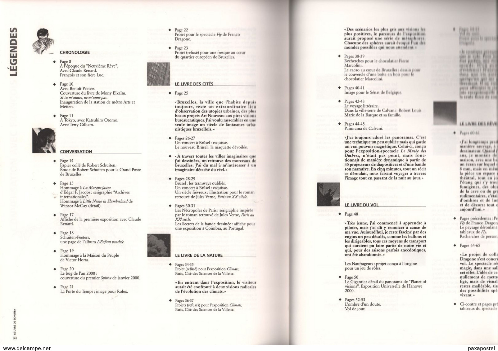 Le Livre De / The Book Of / Het Boek Van Schuiten (Casterrman 2004) ISBN 2-203-34319-2 - Andere & Zonder Classificatie