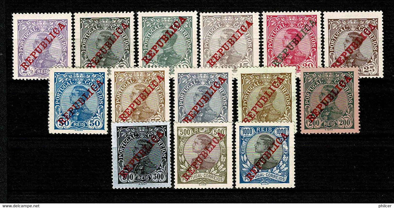 Portugal, 1910, # 170/83, MH - Unused Stamps