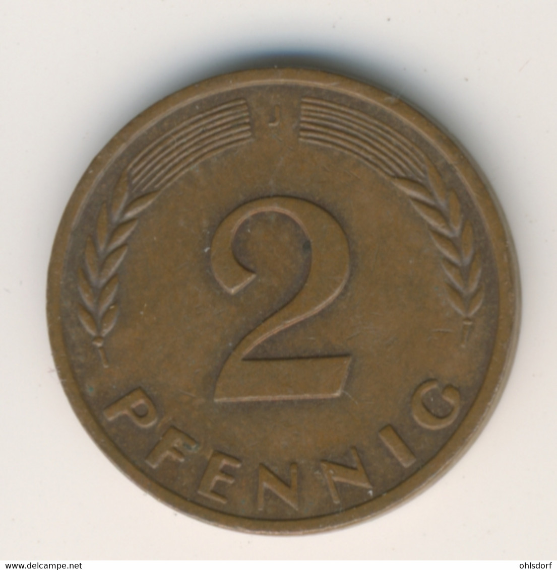 BRD 1967 J: 2 Pfennig, KM 106 - 2 Pfennig