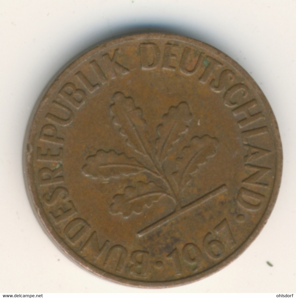 BRD 1967 D: 2 Pfennig, KM 106 - 2 Pfennig