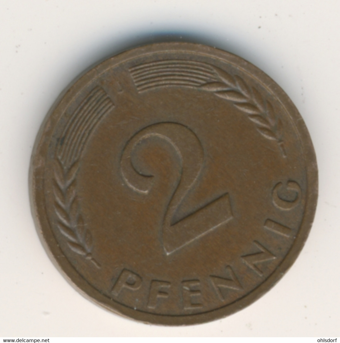 BRD 1959 J: 2 Pfennig, KM 106 - 2 Pfennig