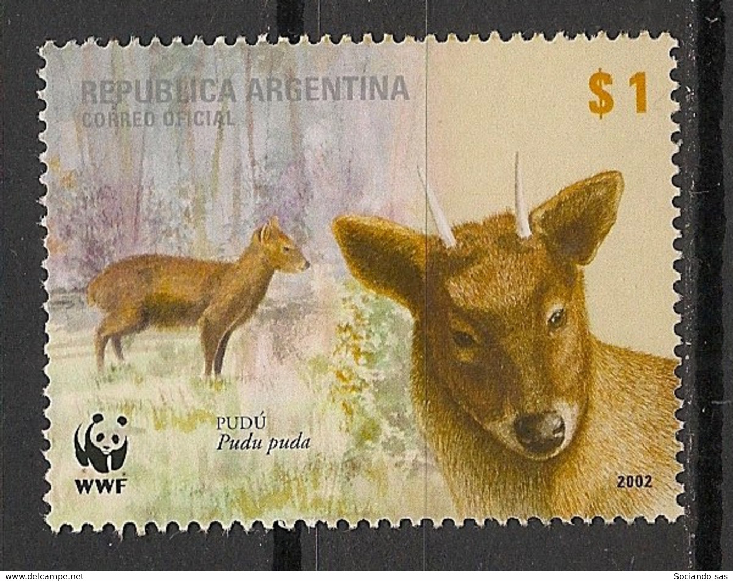 Argentina - 2002 - N°Yv. 2322 - Pudu / WWF - Neuf Luxe ** / MNH / Postfrisch - Nuovi