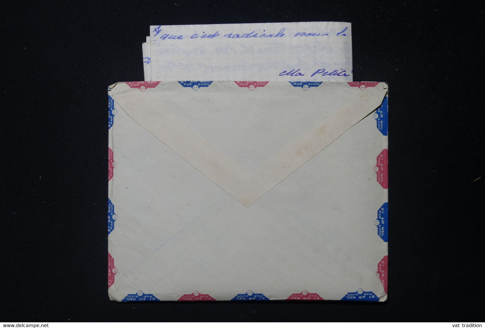 FRANCE - Enveloppe Avec Contenu D'un Marin En Indochine Pour La France En 1951 - L 83868 - War Of Indo-China / Vietnam