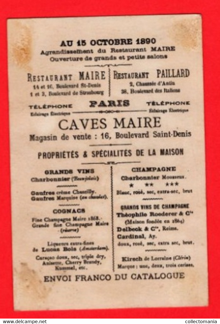 5 CHROMOS  c1900 - CHAMPAGNE  Fabrication Vendage Chargement Mise en Bouteilles Porteurs - Van Oosten DELFT , MAIRE , Aÿ