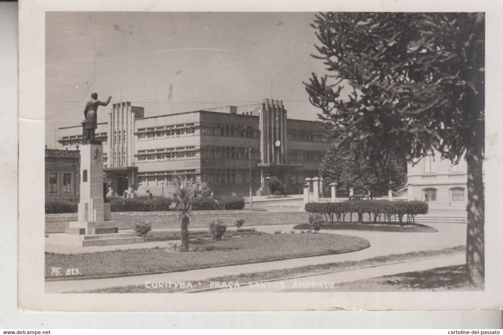 Curityba Praça Santos Andrade 1948 - Curitiba