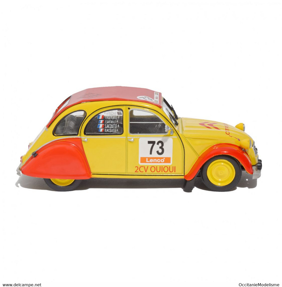 Hachette / Ixo - CITROEN 2CV Racing-cup Oui-Oui N°73 Neuf 1/43 - Rallye