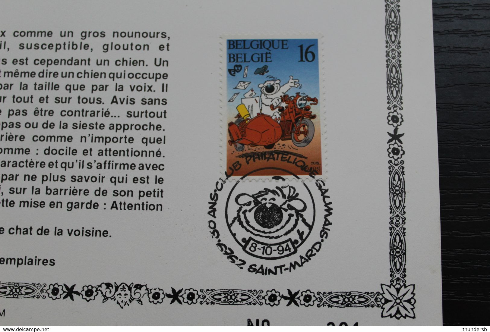 2578 'Cubitus' - Sonstamp Feuillet De Luxe - Tirage: Seulement 400 Exemplaires! - 1991-2000