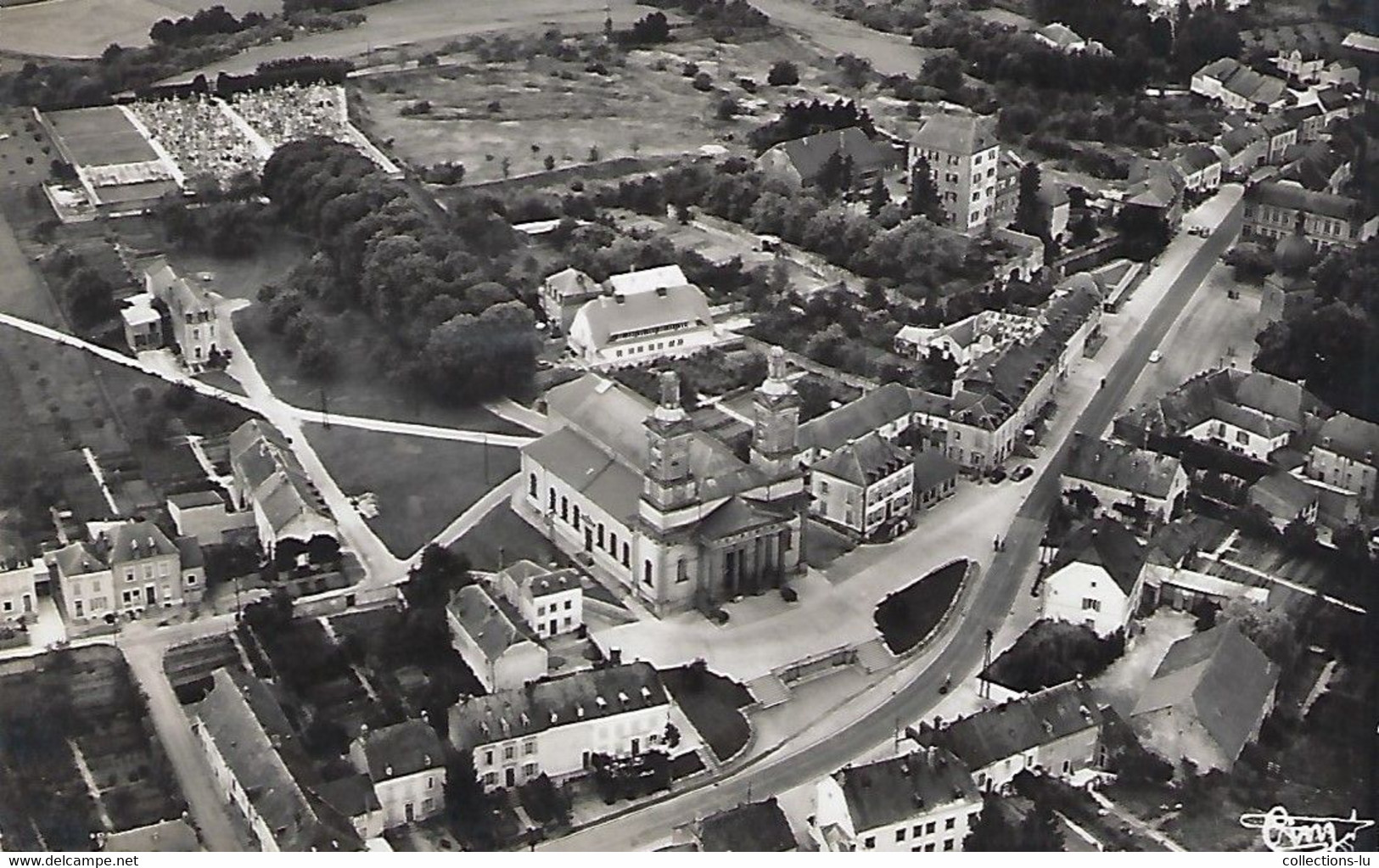 LUXEMBOURG - LUXEMBURG - MERSCH - Vue Aérienne - Photo Véritable - Messagerie Paul Kraus , Luxembg - Altri & Non Classificati