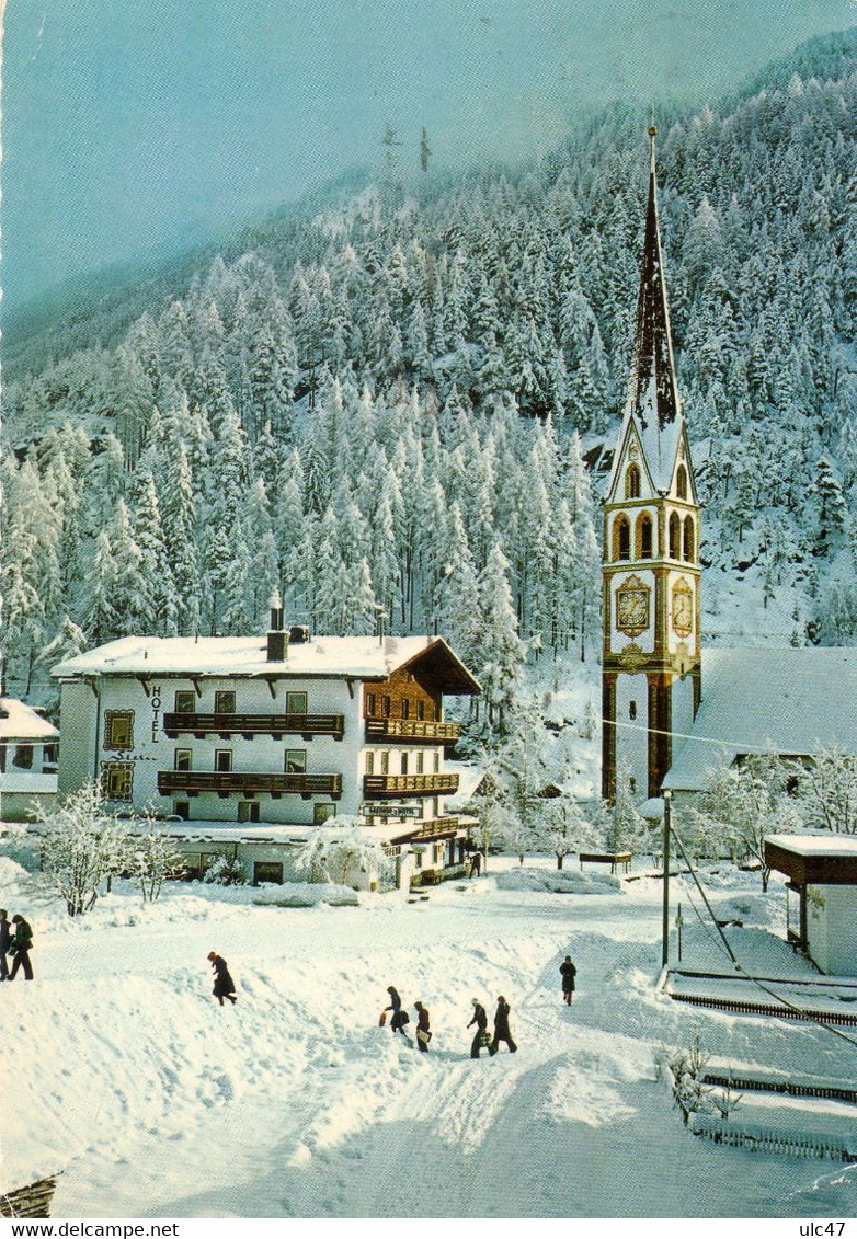 - GASTHOF - Pension STERN - Längenfeld, 1180 M Am Hauptplastz Des Dorfes - Scan Verso - - Längenfeld