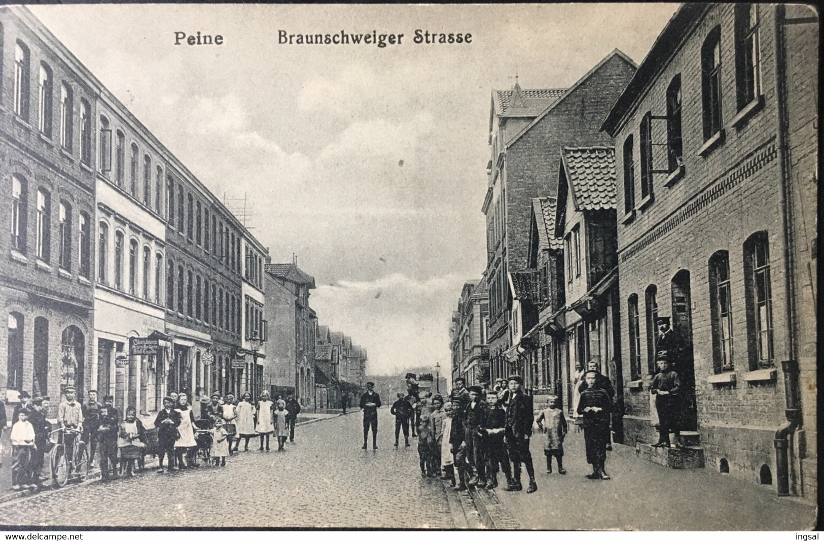 DEUTSCHLAND, GERMANY, ......” Peine “.....Braunschweiger Strasse.... - Peine