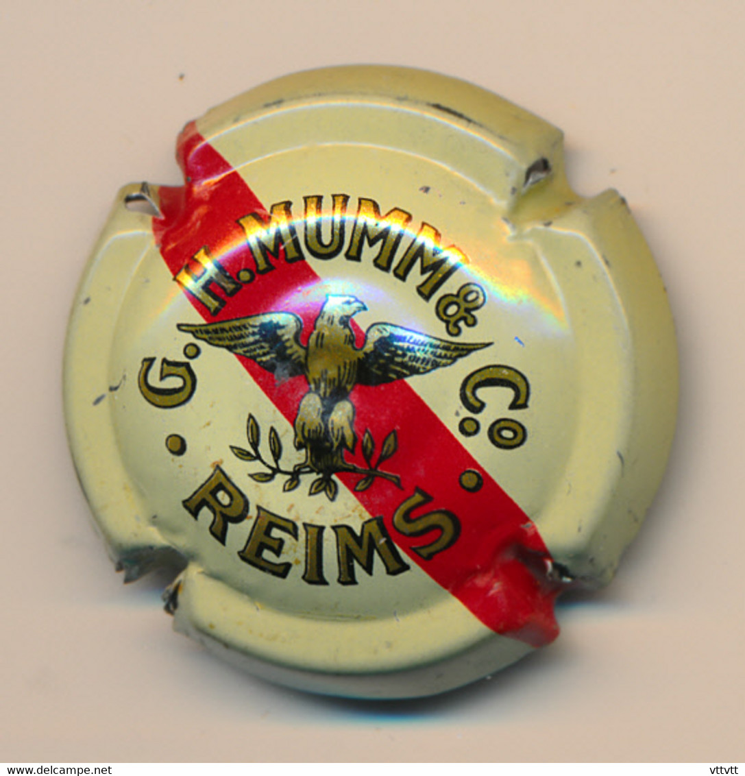 **Capsule, Muselet : Champagne G.H. MUMM & CIE, Reims (Marne) - Mumm GH Et Cie