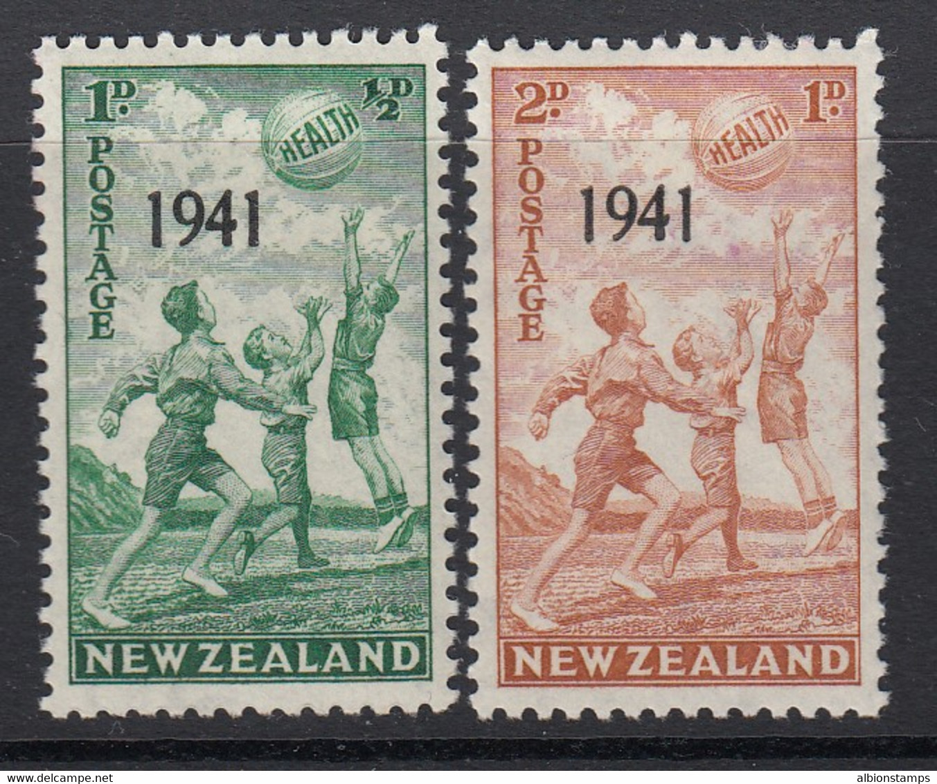 New Zealand, Sc B18-B19 (SG 632-633), MLH - Neufs