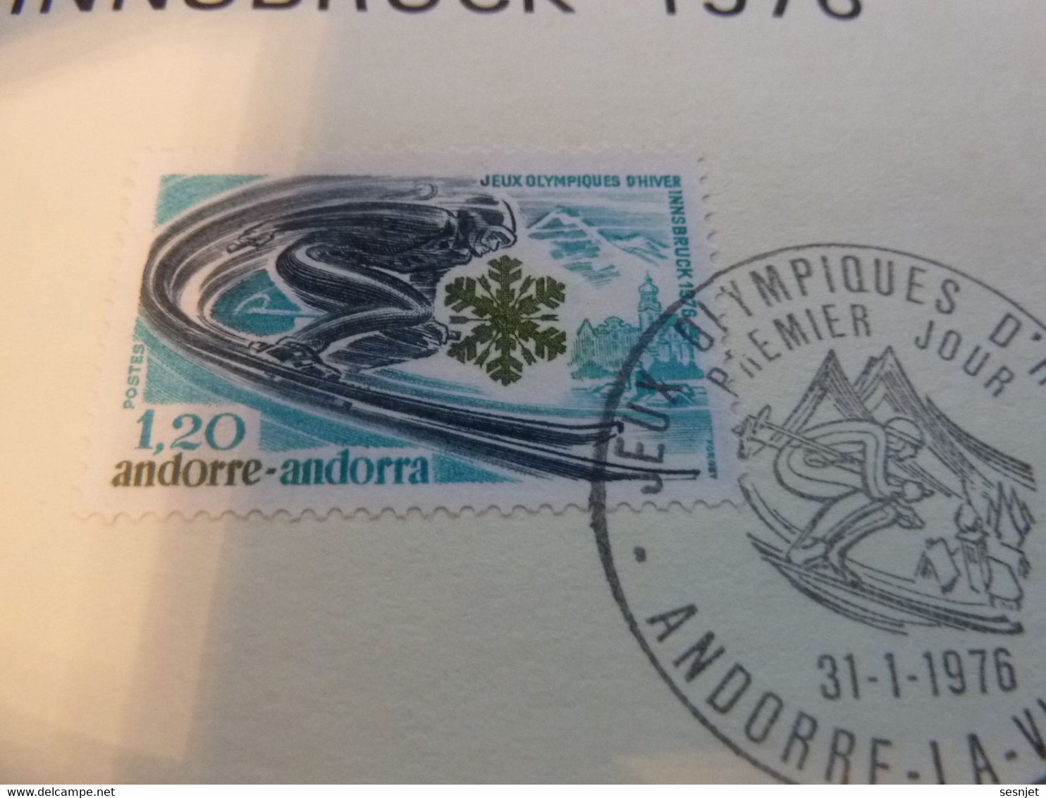 Andorre-la-Vieille - Jeux Olympiques D'Hiver Innsbruck - Année 1976 - - Used Stamps