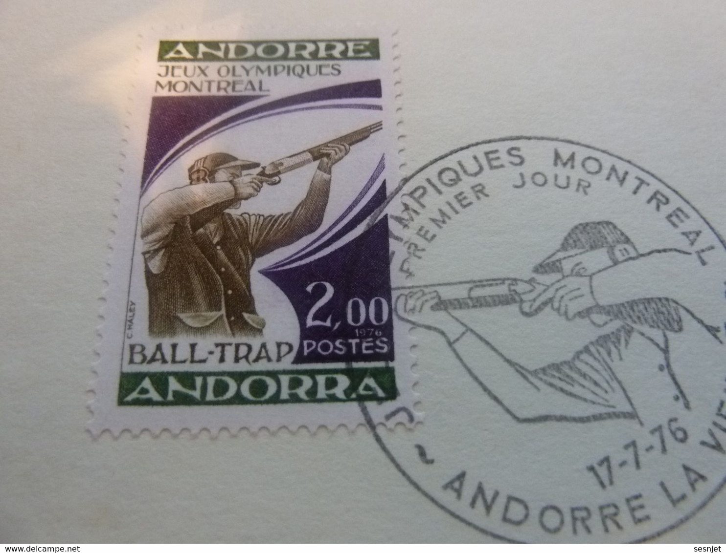 Andorre-la-Vieille - Jeux Olympiques De Montréal - Ball-Trap - Année 1976 - - Usati