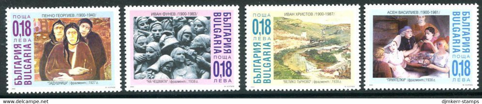 BULGARIA 2000 Artists' Anniversaries  MNH / **.  Michel 4459-62 - Neufs