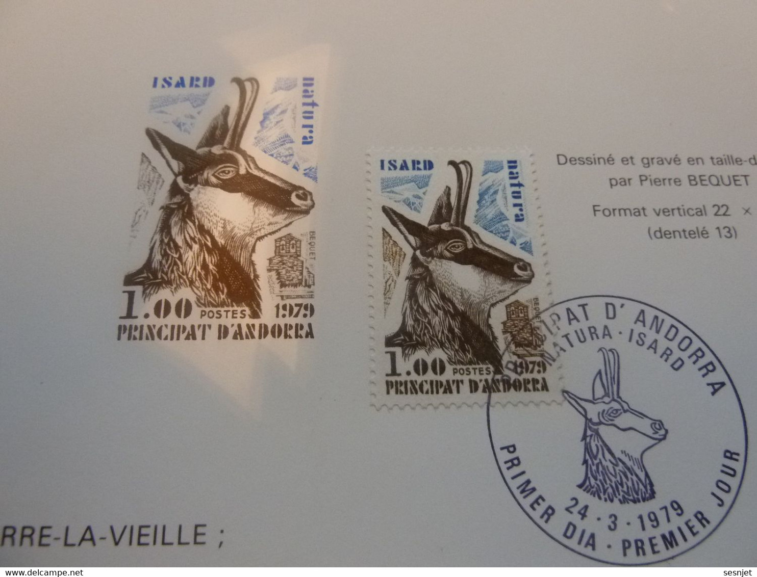 Andorre-la-Vieille - Protection De La Nature - Isard - Année 1979 - - Used Stamps