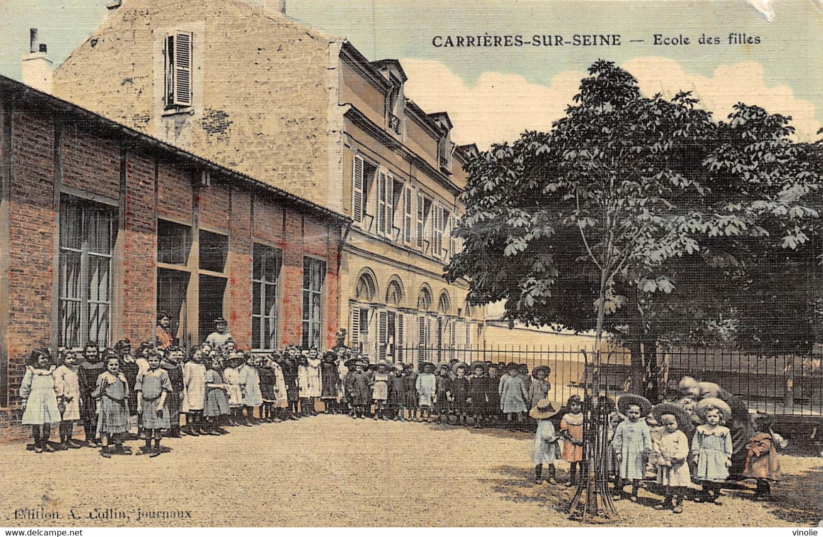 21-523 : CARRIERES-SUR-SEINE. ECOLE DES FILLES - Carrières-sur-Seine