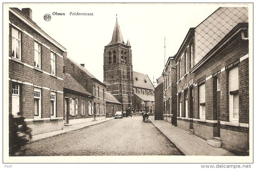 Olmen : Polderstraat Met Kerk - Balen