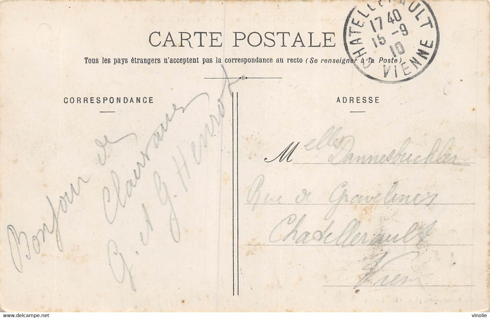 21-549 : SCORBE-CLAIRVAUX. LA POSTE ET LA MAIRIE - Scorbe Clairvaux