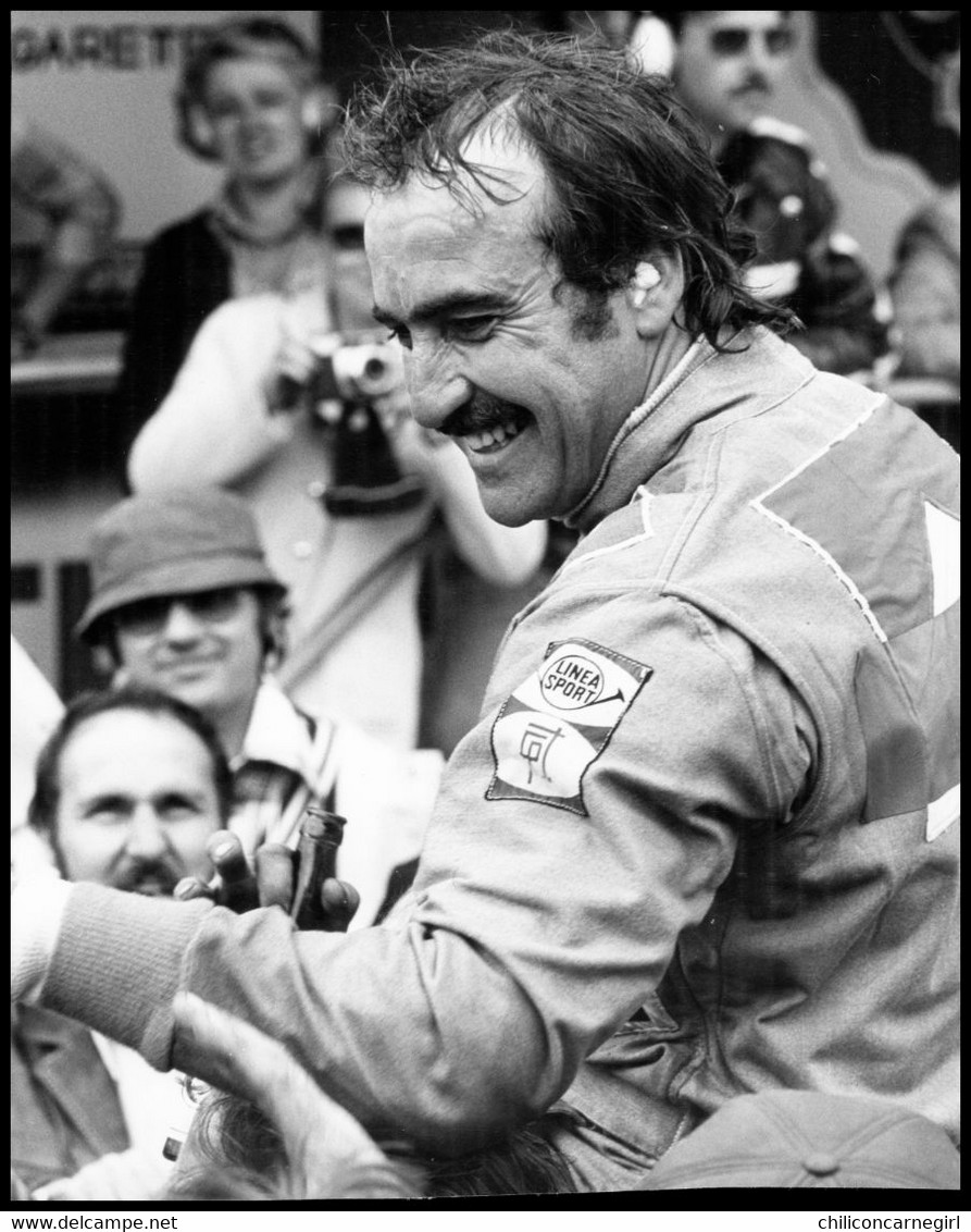 Photo Presse - F1 - Formule 1 - Pilote CLAY REGAZZONI - Ecurie FERRARI - 25,1 X 20 Cm Environ - Automobile - F1